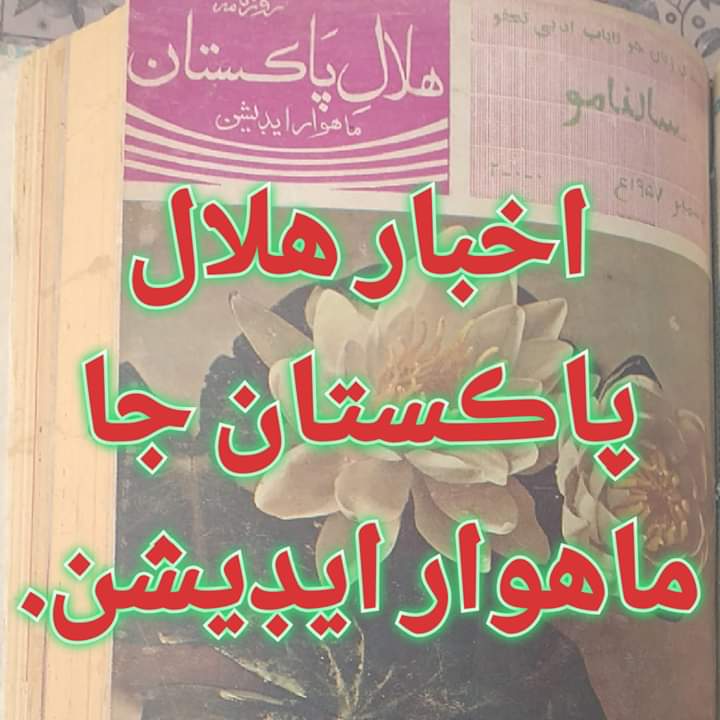 اخبار هلال پاڪستان جا ماهوار ايڊيشنس
